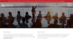 Desktop Screenshot of americansystems.com
