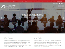 Tablet Screenshot of americansystems.com